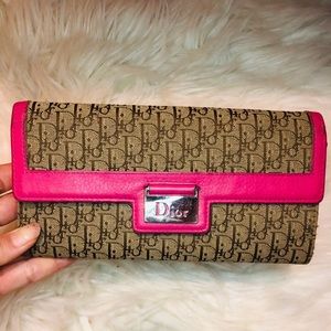 Pink Dior Wallet